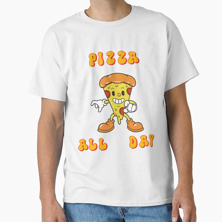Pizza All Day by Kaidynz Unisex T-shirt, Sweatshirt, Hoodie, Long Sleeve Tee - T-Shirt, Sweatshirt, Hoodie