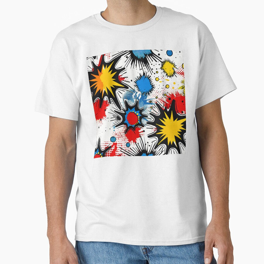 Pop Culture Comic Art Colorful Cartoon Abstract Designs by DEC02 Unisex T-shirt, Sweatshirt, Hoodie, Long Sleeve Tee - T-Shirt, Sweatshirt, Hoodie