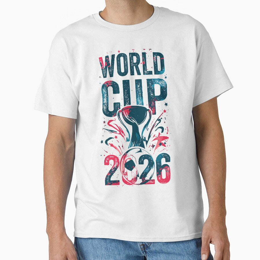 World Cup 2026 Trophy Celebration by Ekracreatives Unisex T-shirt, Sweatshirt, Hoodie, Long Sleeve Tee - T-Shirt, Sweatshirt, Hoodie