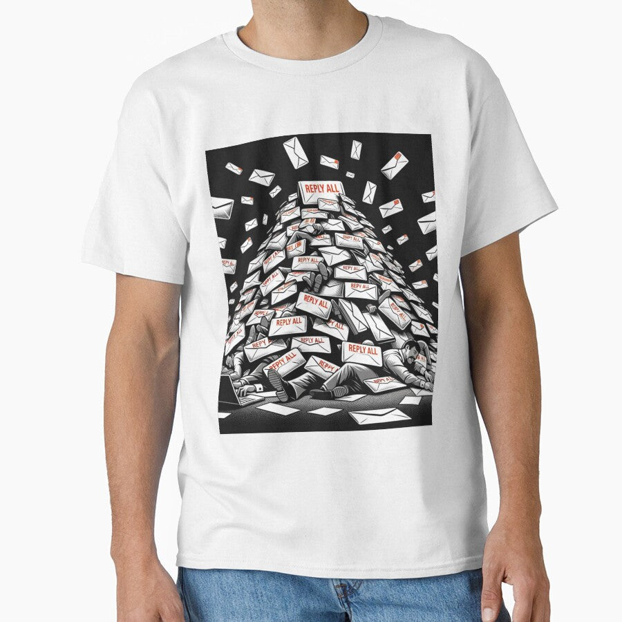 Reply All Hell by Estamp-you Unisex T-shirt, Sweatshirt, Hoodie, Long Sleeve Tee - T-Shirt, Sweatshirt, Hoodie
