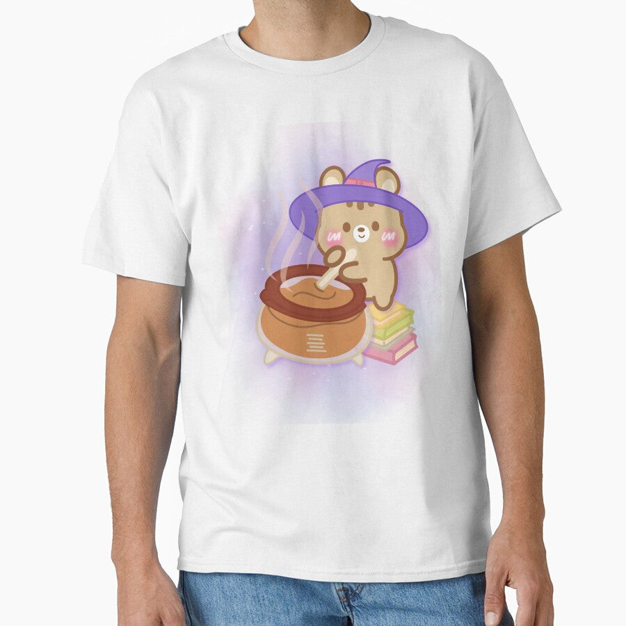 Cute Kawaii Chipmunk Whimsical Coffee Sips by cutecozynook Unisex T-shirt, Sweatshirt, Hoodie, Long Sleeve Tee - T-Shirt, Sweatshirt, Hoodie