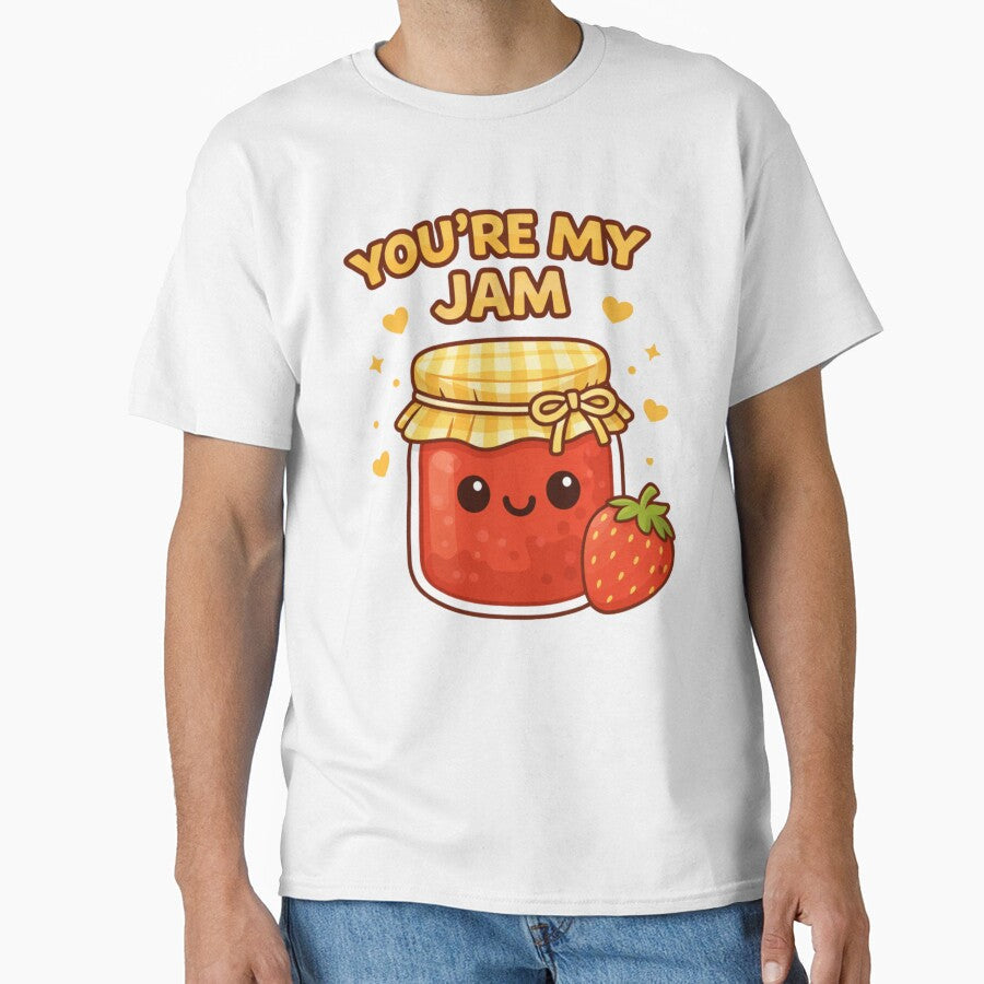 You're My Jam Cute Food Pun by Papier Atelier Art Unisex T-shirt, Sweatshirt, Hoodie, Long Sleeve Tee - T-Shirt, Sweatshirt, Hoodie