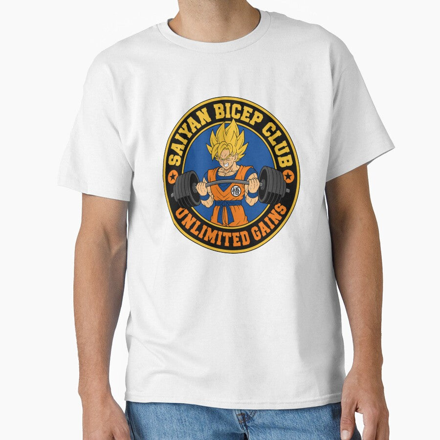 SAIYAN BICEP CLUB by brexastore Unisex T-shirt, Sweatshirt, Hoodie, Long Sleeve Tee - T-Shirt, Sweatshirt, Hoodie