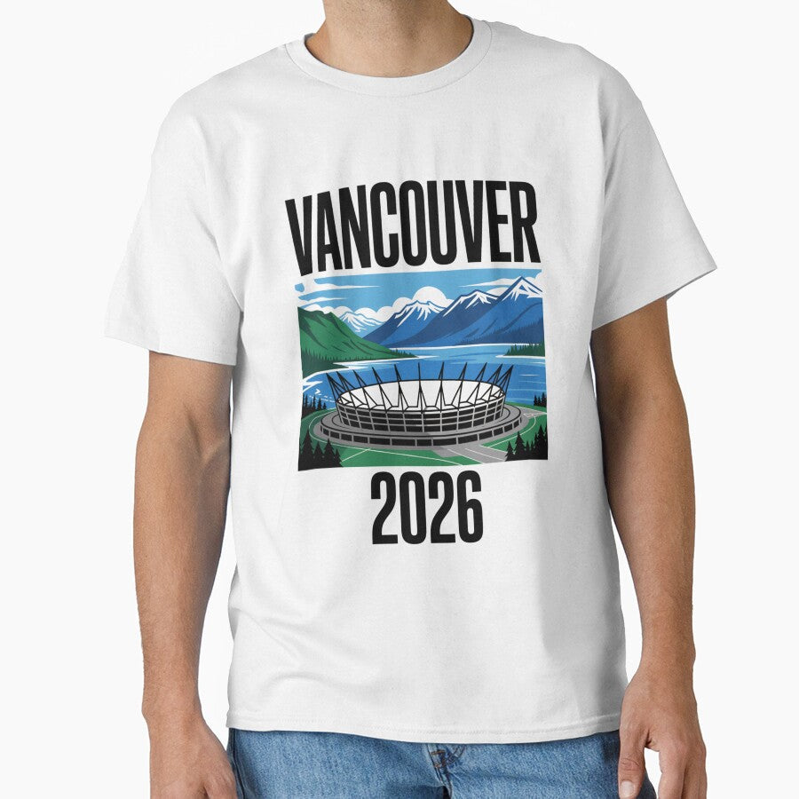 Toronto 2026 Skyline T-Shirt V21 by DarylWelsh2024 Unisex T-shirt, Sweatshirt, Hoodie, Long Sleeve Tee - T-Shirt, Sweatshirt, Hoodie