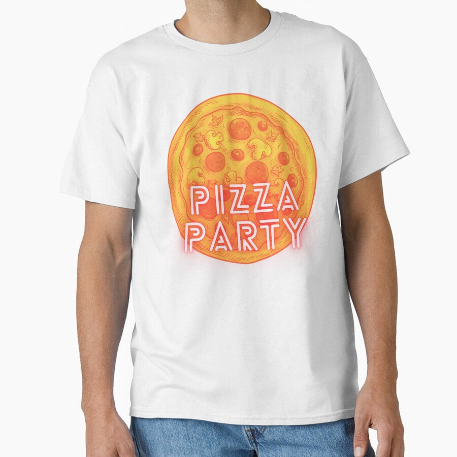 Pizza Party Shirt, Pizza Lovers by Impulsshop Unisex T-shirt, Sweatshirt, Hoodie, Long Sleeve Tee - T-Shirt, Sweatshirt, Hoodie