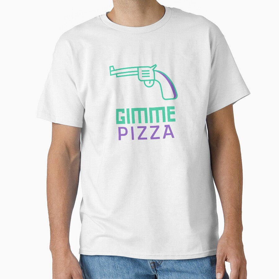 Gimme Pizza! Funny design for pizza lovers by Balkanfood Unisex T-shirt, Sweatshirt, Hoodie, Long Sleeve Tee - T-Shirt, Sweatshirt, Hoodie