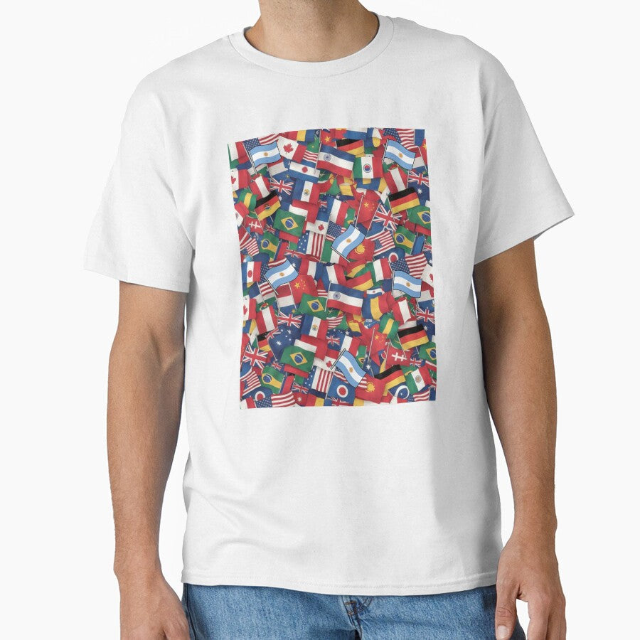 Flags of Americas: North, Central and South collections by TB-73 Unisex T-shirt, Sweatshirt, Hoodie, Long Sleeve Tee - T-Shirt, Sweatshirt, Hoodie
