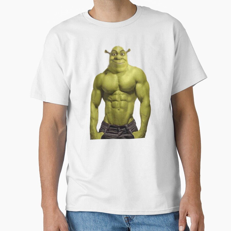 buff shrek by HellbenderCo Unisex T-shirt, Sweatshirt, Hoodie, Long Sleeve Tee - T-Shirt, Sweatshirt, Hoodie