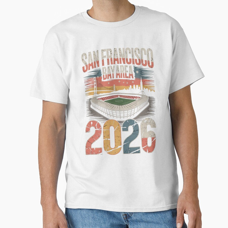 San Francisco Bay Area Golden Gate Stadium T-Shirt V12 by DarylWelsh2024 Unisex T-shirt, Sweatshirt, Hoodie, Long Sleeve Tee - T-Shirt, Sweatshirt, Hoodie