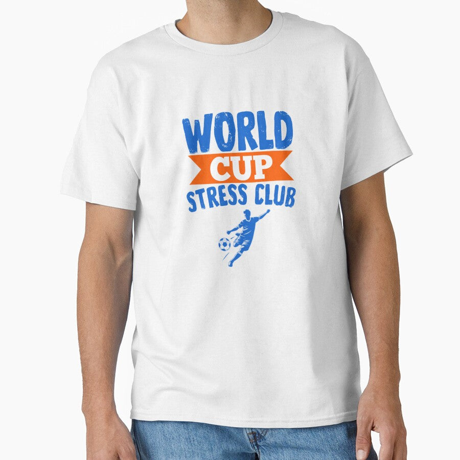 World Cup Stress Club Funny Soccer Fan by Abibless1998 Unisex T-shirt, Sweatshirt, Hoodie, Long Sleeve Tee - T-Shirt, Sweatshirt, Hoodie