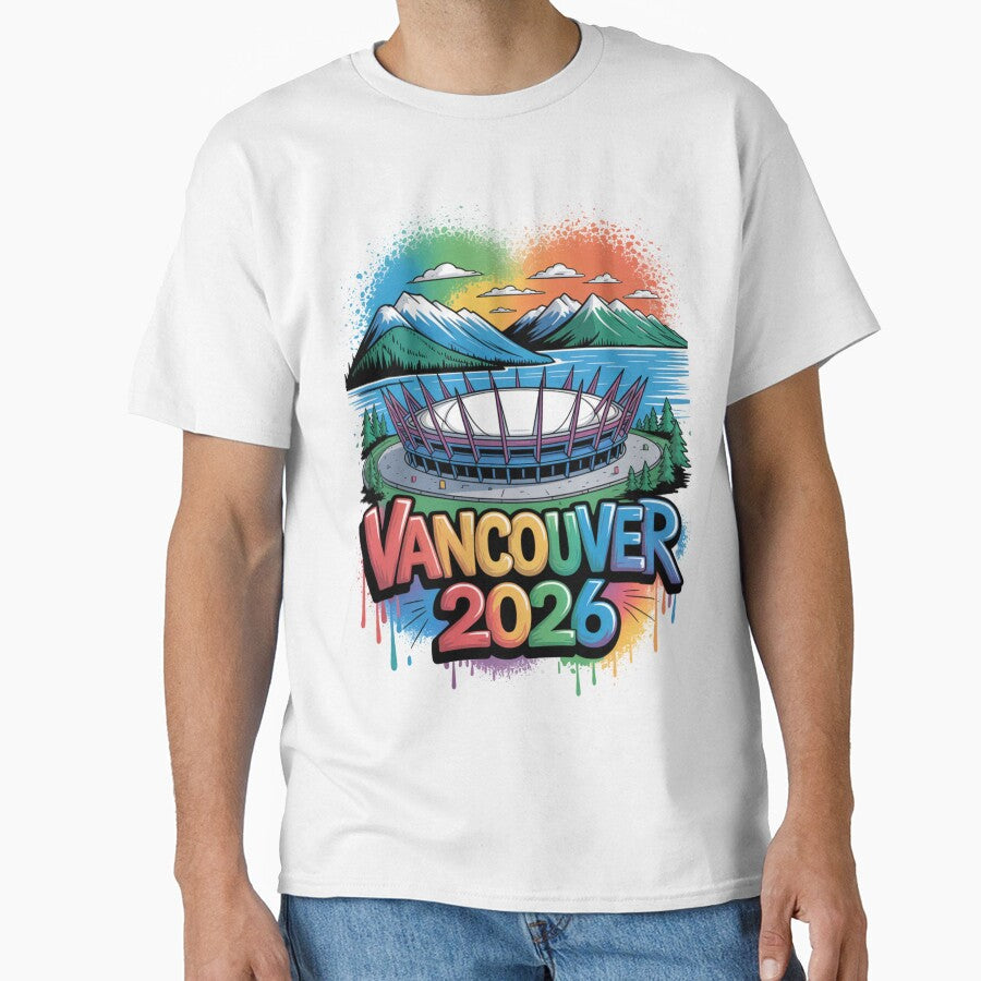 Toronto 2026 Skyline T-Shirt V13 by DarylWelsh2024 Unisex T-shirt, Sweatshirt, Hoodie, Long Sleeve Tee - T-Shirt, Sweatshirt, Hoodie