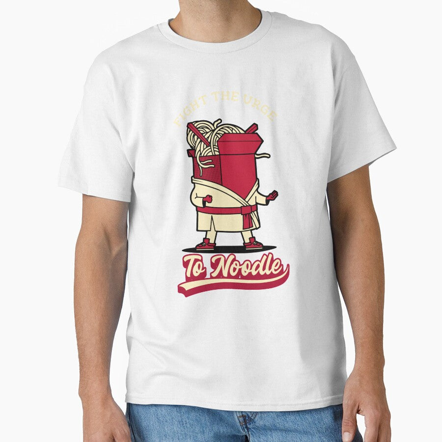 Fight the Urge to Noodle by VBeesTees Unisex T-shirt, Sweatshirt, Hoodie, Long Sleeve Tee - T-Shirt, Sweatshirt, Hoodie