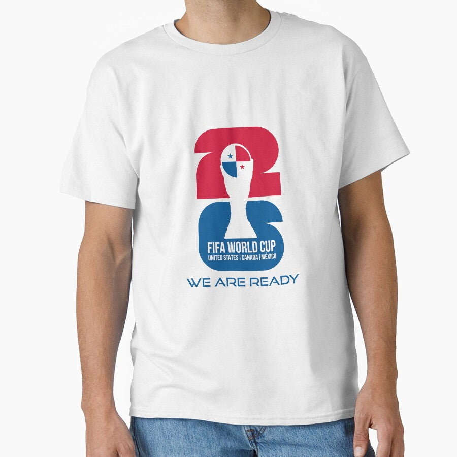 Panama World Cup 2026 We Are Ready Trophy Sticker by topprinting Unisex T-shirt, Sweatshirt, Hoodie, Long Sleeve Tee - T-Shirt, Sweatshirt, Hoodie