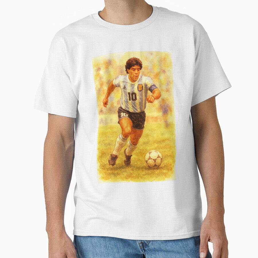 Diego Maradona Classic Football Legend by Sarcastic designs Unisex T-shirt, Sweatshirt, Hoodie, Long Sleeve Tee - T-Shirt, Sweatshirt, Hoodie