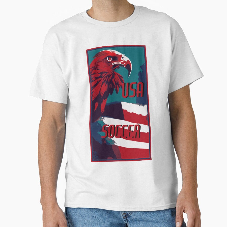 USA shirt. Powerful Symbol of USA by Soccer-Stuff Unisex T-shirt, Sweatshirt, Hoodie, Long Sleeve Tee - T-Shirt, Sweatshirt, Hoodie