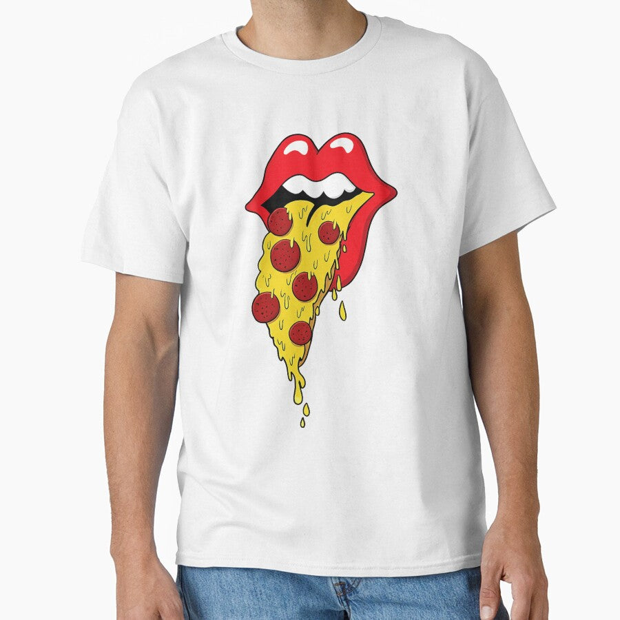 Pizza lips by YChangShop Unisex T-shirt, Sweatshirt, Hoodie, Long Sleeve Tee - T-Shirt, Sweatshirt, Hoodie