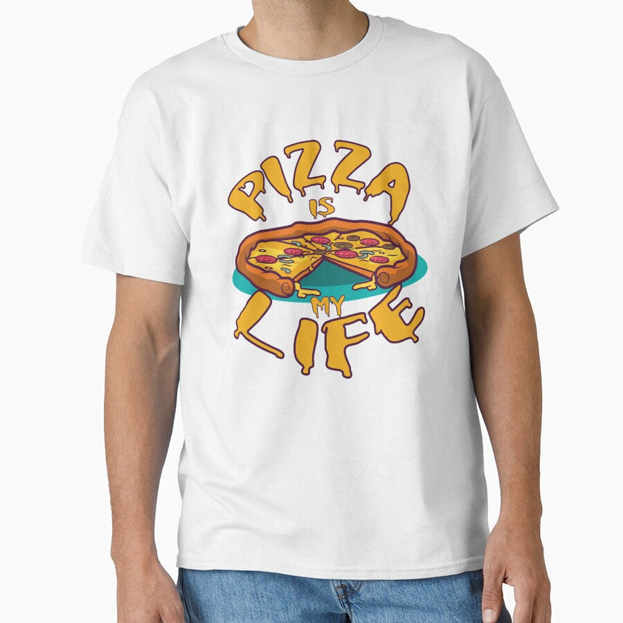 Pizza Is My Life by bdmart33 Unisex T-shirt, Sweatshirt, Hoodie, Long Sleeve Tee - T-Shirt, Sweatshirt, Hoodie