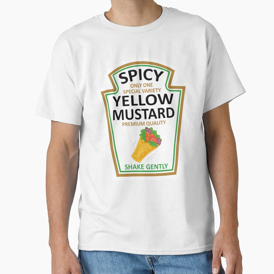 Yellow Mustard Ketshup Pretend Im a taco spicy hot sauce by NADIASHOP86 Unisex T-shirt, Sweatshirt, Hoodie, Long Sleeve Tee - T-Shirt, Sweatshirt, Hoodie