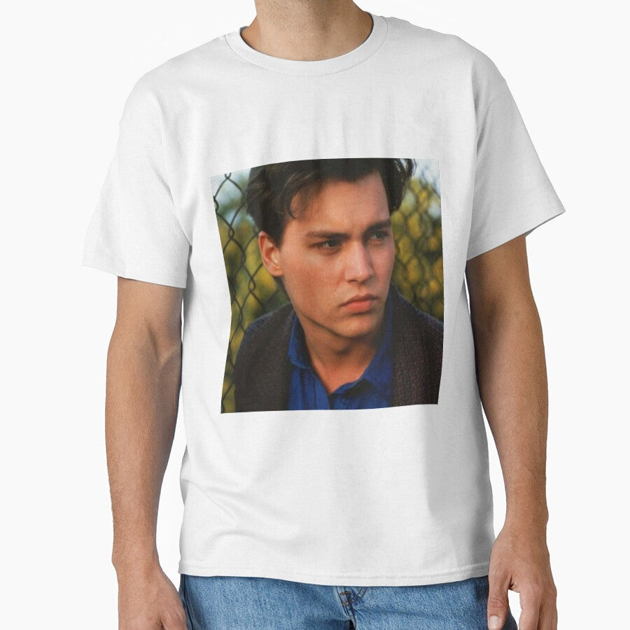 Young Johnny Depp by BrownPenguin Unisex T-shirt, Sweatshirt, Hoodie, Long Sleeve Tee - T-Shirt, Sweatshirt, Hoodie