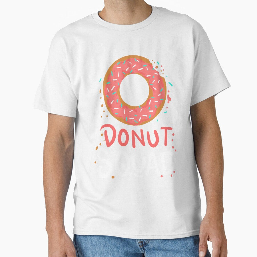 Funny Doughnut Day Donut Squad T-Shirt by JudyMann8258 Unisex T-shirt, Sweatshirt, Hoodie, Long Sleeve Tee - T-Shirt, Sweatshirt, Hoodie