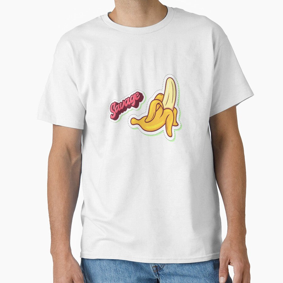 Savage Banana 3d Art Stylish by Art Wear Nation Unisex T-shirt, Sweatshirt, Hoodie, Long Sleeve Tee - T-Shirt, Sweatshirt, Hoodie