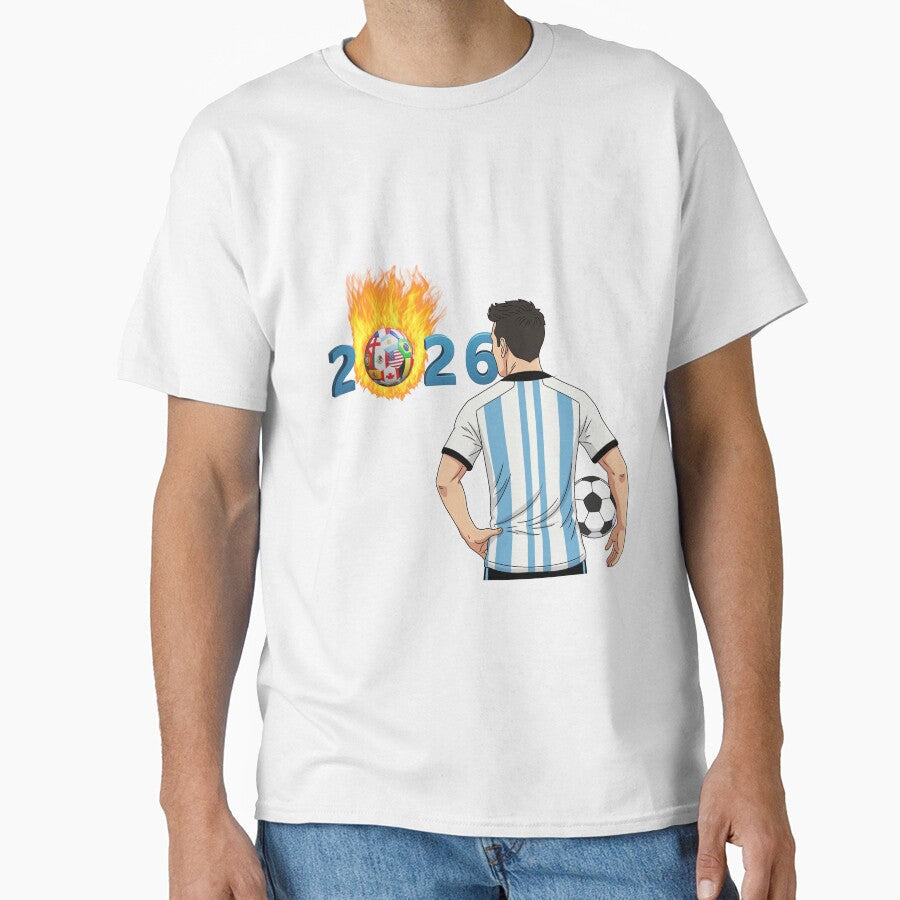 Copy of Soccer Competition 2026 Logo Design (Diseo de logotipo para competencia de ftbol 2026) by A touch of creativity - T-Shirt, Sweatshirt, Hoodie