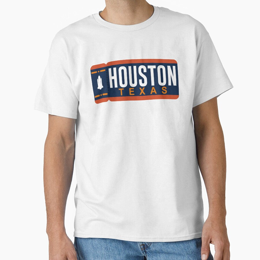 Houston Ticket by JayJaxon Unisex T-shirt, Sweatshirt, Hoodie, Long Sleeve Tee - T-Shirt, Sweatshirt, Hoodie