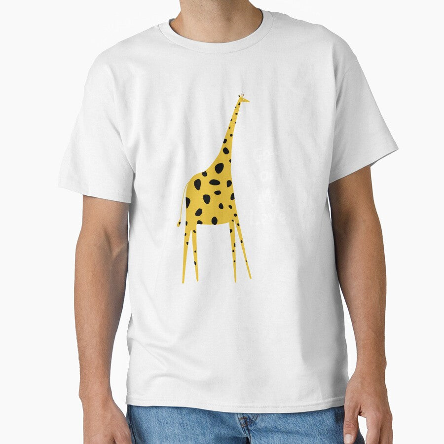 Giraffe Lover Gift Design Get On My Level Pun Gift design by Lisbob Unisex T-shirt, Sweatshirt, Hoodie, Long Sleeve Tee - T-Shirt, Sweatshirt, Hoodie