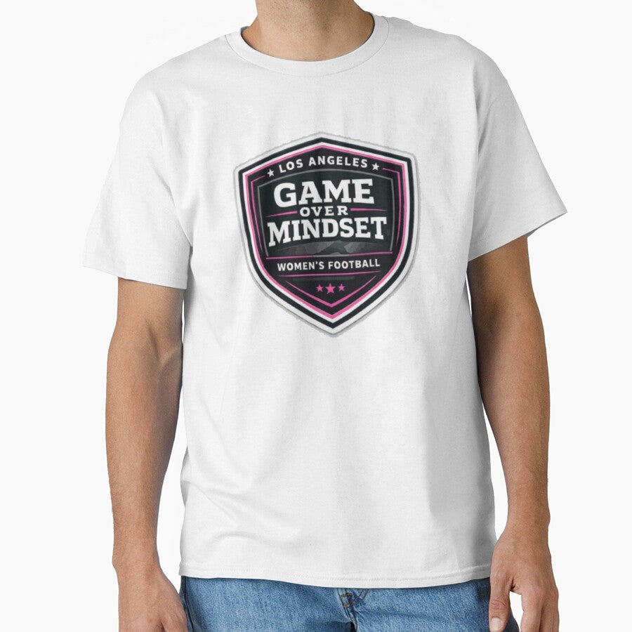 Los Angeles Womens Football  Game Over Mindset by PINK FREE Unisex T-shirt, Sweatshirt, Hoodie, Long Sleeve Tee - T-Shirt, Sweatshirt, Hoodie