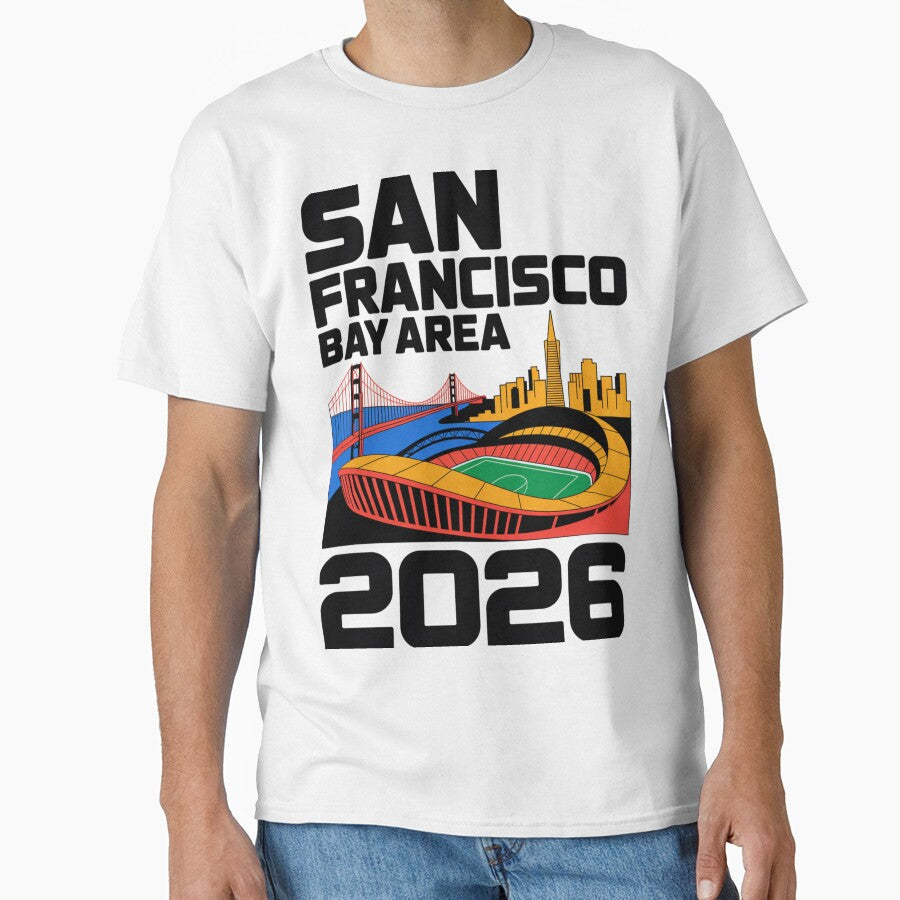 San Francisco Bay Area Golden Gate Stadium T-Shirt V28 by DarylWelsh2024 Unisex T-shirt, Sweatshirt, Hoodie, Long Sleeve Tee - T-Shirt, Sweatshirt, Hoodie