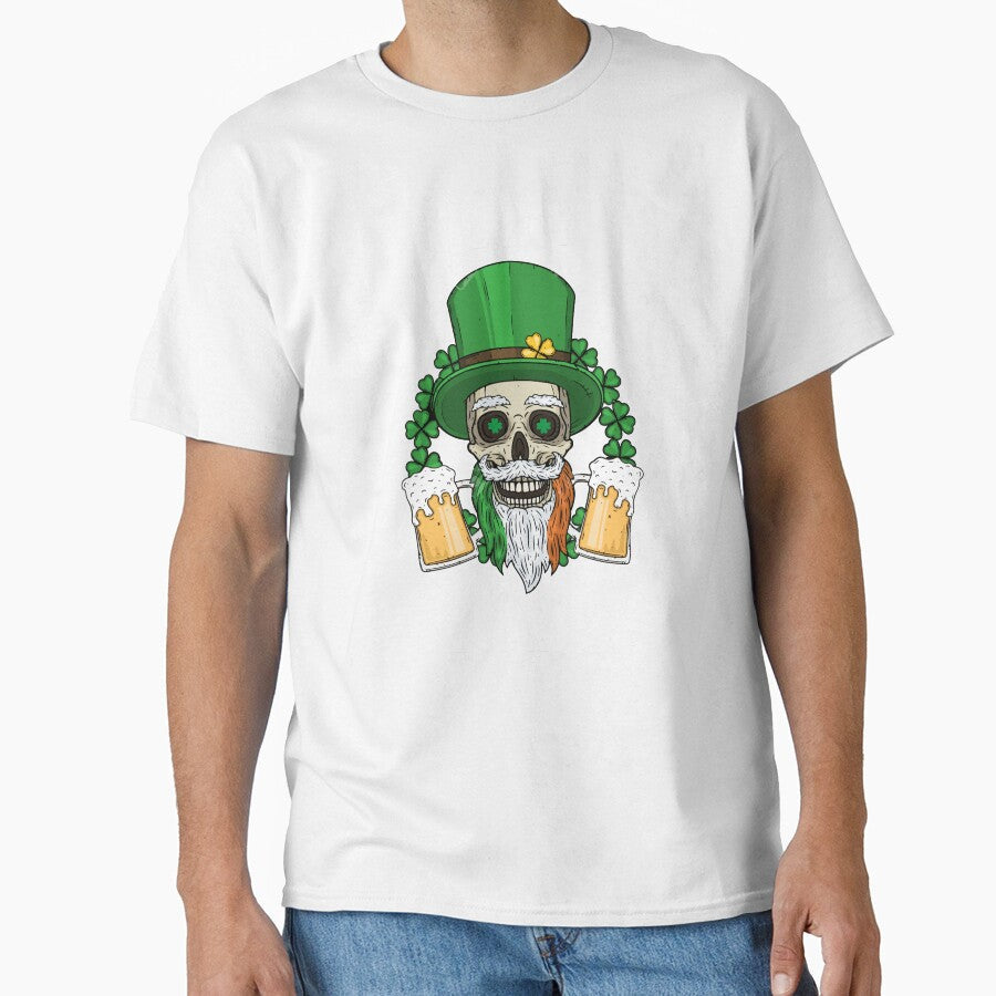 LUCKY SHAMROCK St. Patrick's Day MEN WOMEN Funny by BOHOVIN Unisex T-shirt, Sweatshirt, Hoodie, Long Sleeve Tee - T-Shirt, Sweatshirt, Hoodie