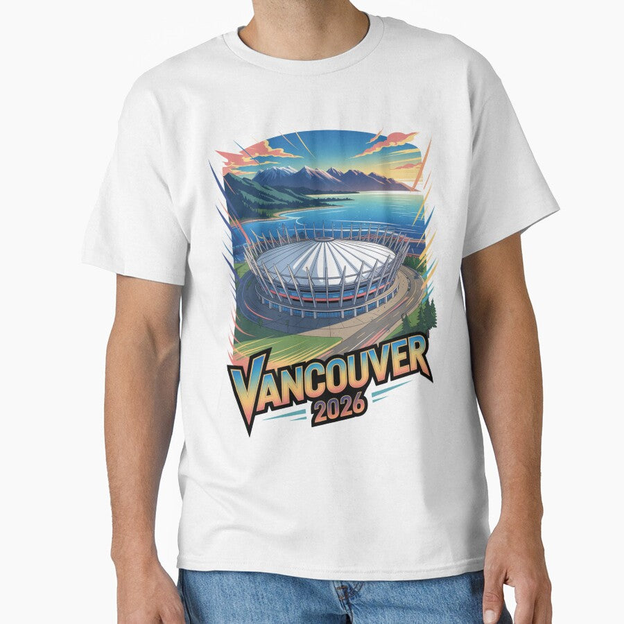 Toronto 2026 Skyline T-Shirt V7 by DarylWelsh2024 Unisex T-shirt, Sweatshirt, Hoodie, Long Sleeve Tee - T-Shirt, Sweatshirt, Hoodie