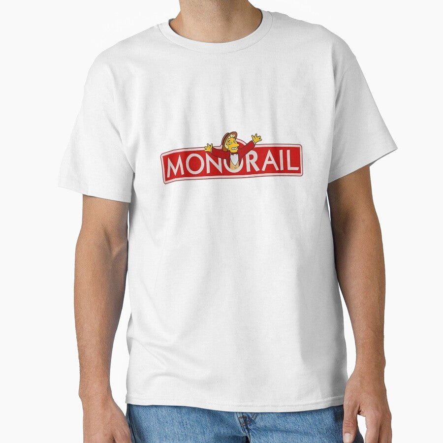 Lyle Lanley Monorail Logo Cartoon by CMSenseiStore Unisex T-shirt, Sweatshirt, Hoodie, Long Sleeve Tee - T-Shirt, Sweatshirt, Hoodie