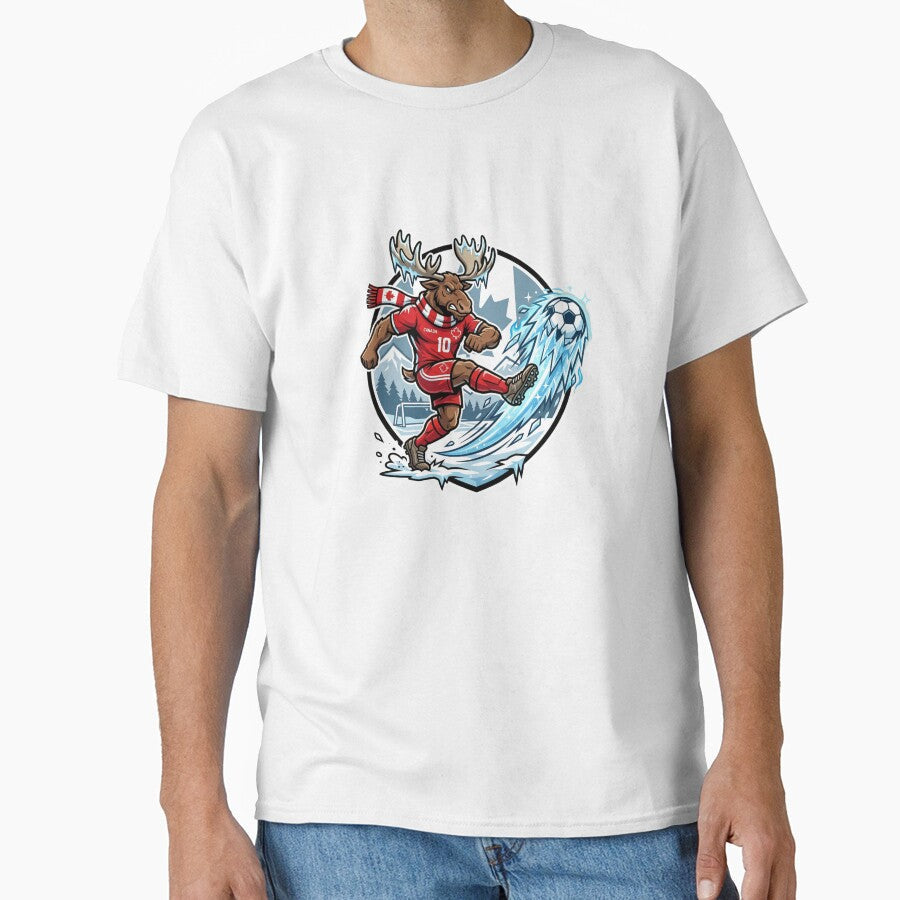 Canada Soccer Moose Premium Modern World Cup Sticker by Mr-wow Unisex T-shirt, Sweatshirt, Hoodie, Long Sleeve Tee - T-Shirt, Sweatshirt, Hoodie