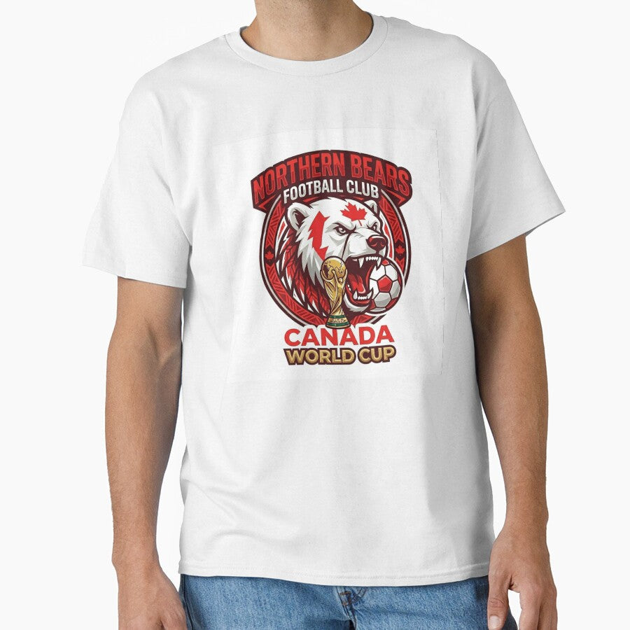 Canada Football Polar Bear Sticker 2026 by topprinting Unisex T-shirt, Sweatshirt, Hoodie, Long Sleeve Tee - T-Shirt, Sweatshirt, Hoodie