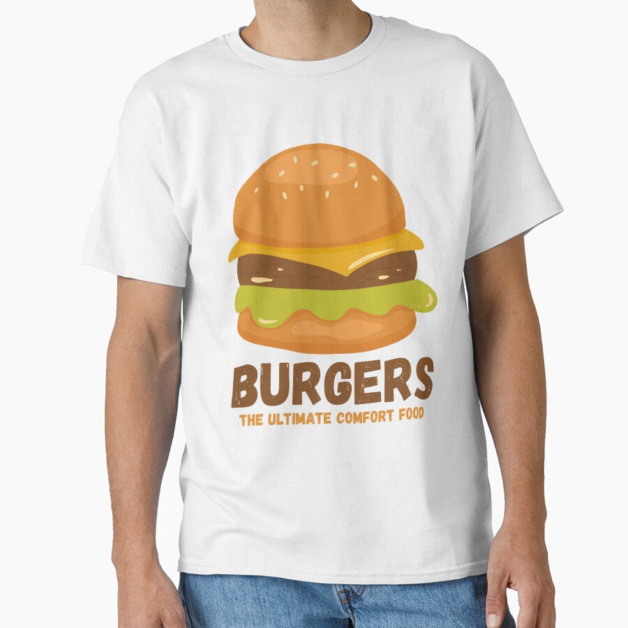 Burgers - The ultimate comfort food - Burger Bliss by WBP Mart Unisex T-shirt, Sweatshirt, Hoodie, Long Sleeve Tee - T-Shirt, Sweatshirt, Hoodie