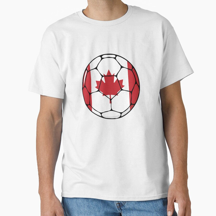 Canada Soccer Ball by ehgraphics15 Unisex T-shirt, Sweatshirt, Hoodie, Long Sleeve Tee - T-Shirt, Sweatshirt, Hoodie