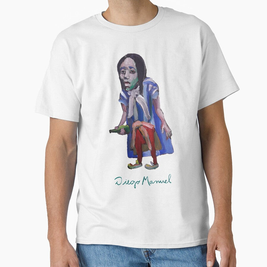 The soccer fan, people from the neighborhood by Diego Manuel Rodriguez Unisex T-shirt, Sweatshirt, Hoodie, Long Sleeve Tee - T-Shirt, Sweatshirt, Hoodie