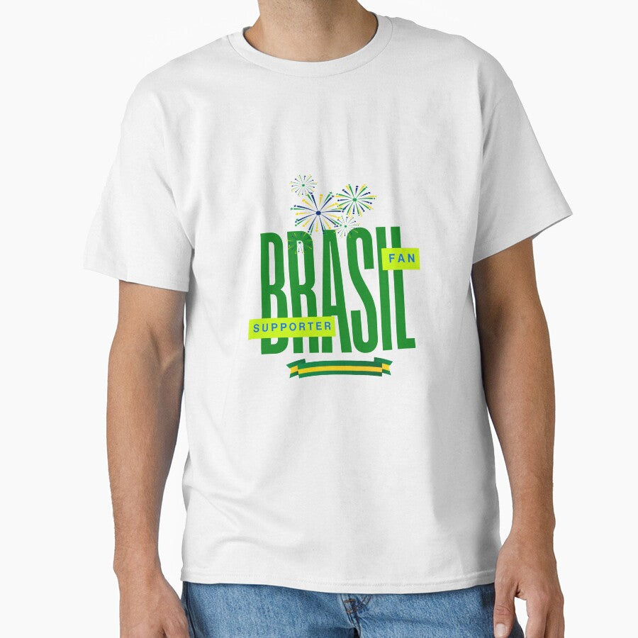 Brasil soccer supporter by BiSuSri Unisex T-shirt, Sweatshirt, Hoodie, Long Sleeve Tee - T-Shirt, Sweatshirt, Hoodie