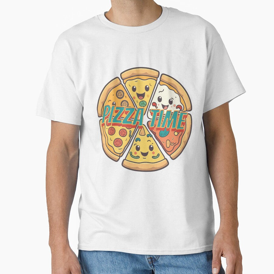 Any Time is Pizza Time! by LuxindaSwirl Unisex T-shirt, Sweatshirt, Hoodie, Long Sleeve Tee - T-Shirt, Sweatshirt, Hoodie