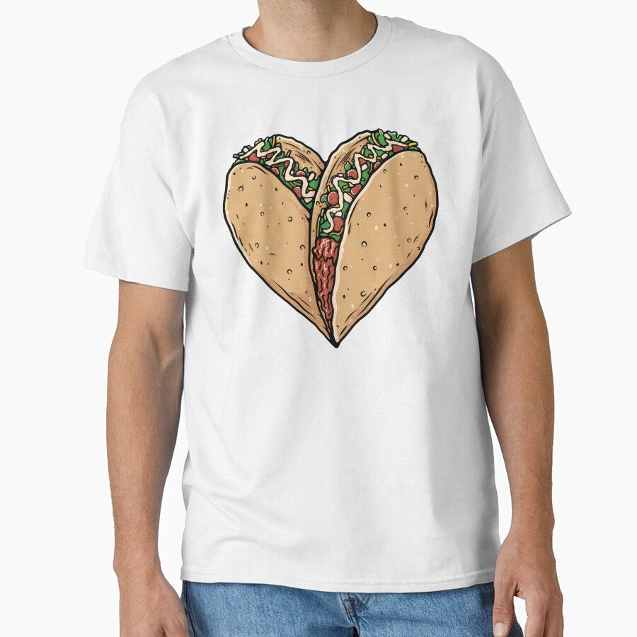 TACO HEART by Chadwick Bradley Unisex T-shirt, Sweatshirt, Hoodie, Long Sleeve Tee - T-Shirt, Sweatshirt, Hoodie