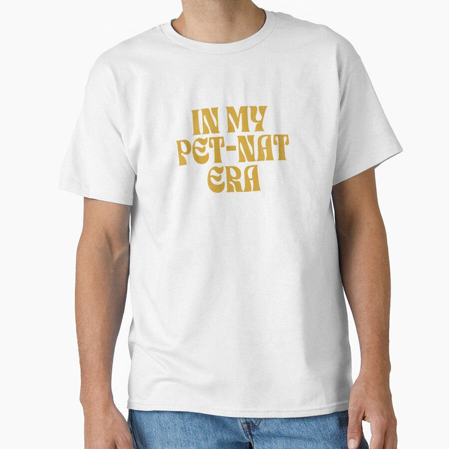 Retro Style Pet-Nat Wine Lover in Gold by CityVine Unisex T-shirt, Sweatshirt, Hoodie, Long Sleeve Tee - T-Shirt, Sweatshirt, Hoodie