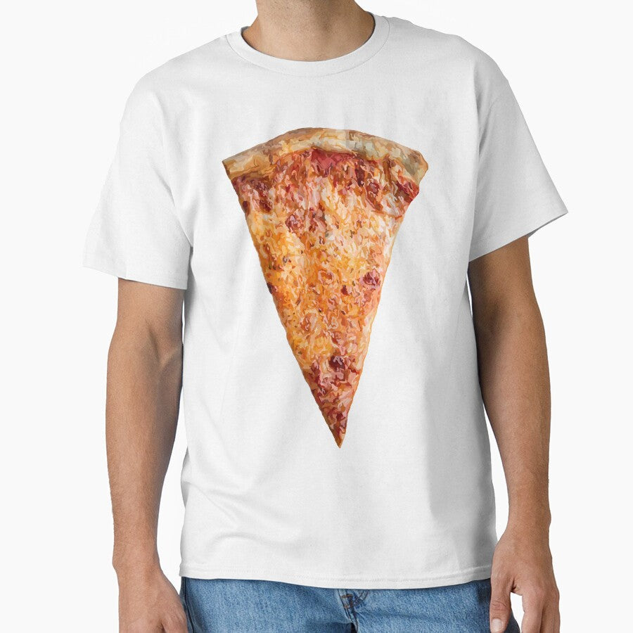 Plain Pizza Cheese Slice by Deborah Camp Unisex T-shirt, Sweatshirt, Hoodie, Long Sleeve Tee - T-Shirt, Sweatshirt, Hoodie