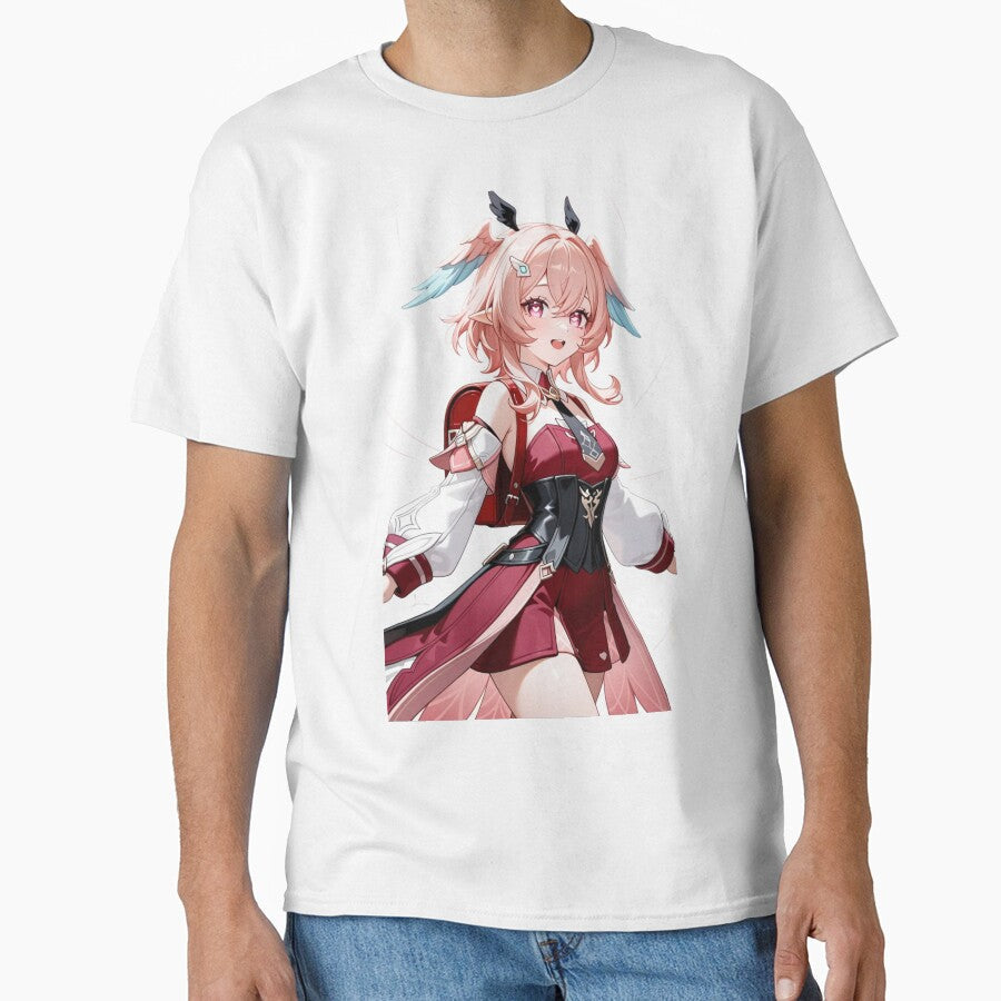 Linnea Hearts Genshin Impact by KomiArts Unisex T-shirt, Sweatshirt, Hoodie, Long Sleeve Tee - T-Shirt, Sweatshirt, Hoodie