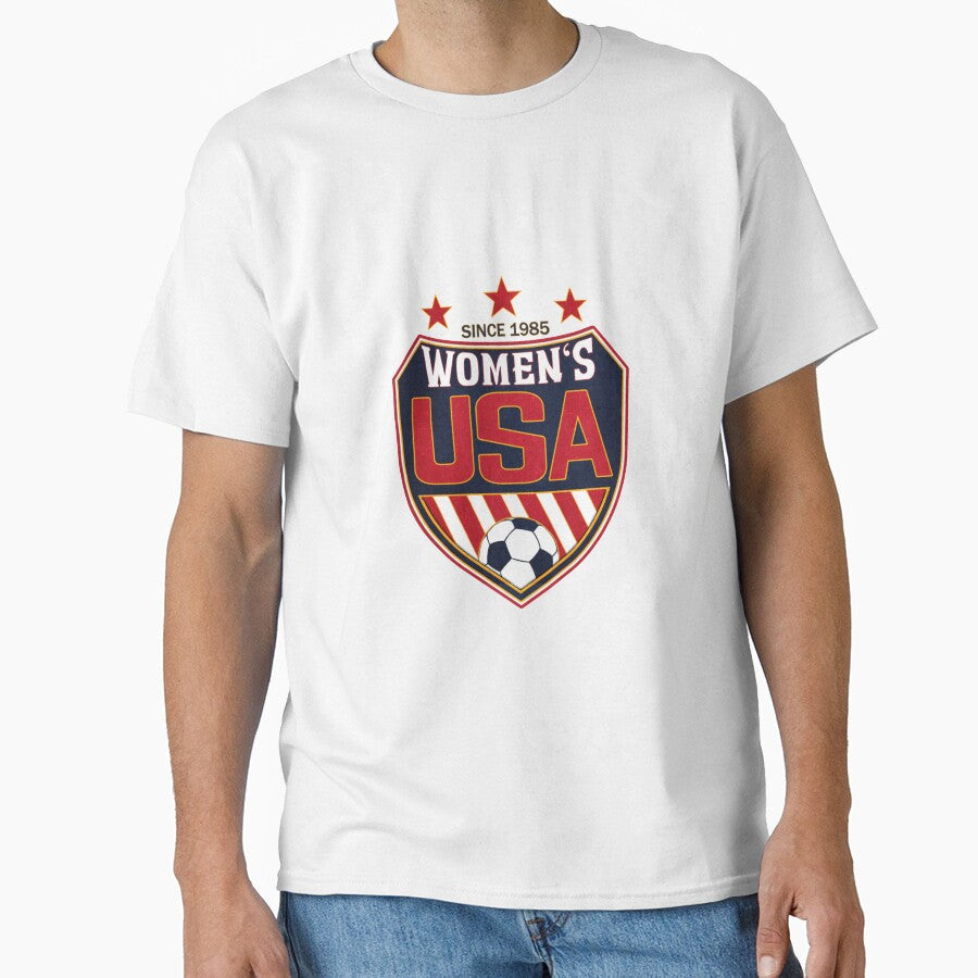Usa women's soccer national shield since by MaloneAnne Unisex T-shirt, Sweatshirt, Hoodie, Long Sleeve Tee - T-Shirt, Sweatshirt, Hoodie