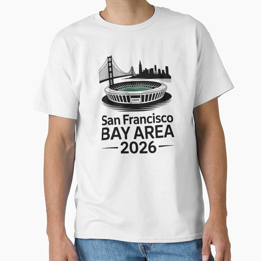 San Francisco Bay Area Golden Gate Stadium T-Shirt V16 by DarylWelsh2024 Unisex T-shirt, Sweatshirt, Hoodie, Long Sleeve Tee - T-Shirt, Sweatshirt, Hoodie