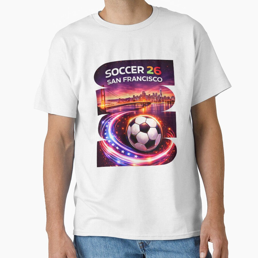 San Francisco Soccer 2026 Shirt, Soccer 26 San Francisco CA Fan Tee, Bay Area Soccer Graphic by MK-Charlie - T-Shirt, Sweatshirt, Hoodie