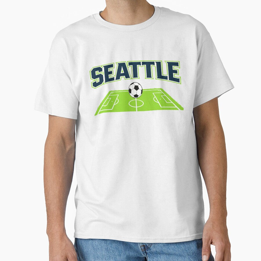 Seattle soccer design for Soccer Fans by Colorfulman Unisex T-shirt, Sweatshirt, Hoodie, Long Sleeve Tee - T-Shirt, Sweatshirt, Hoodie