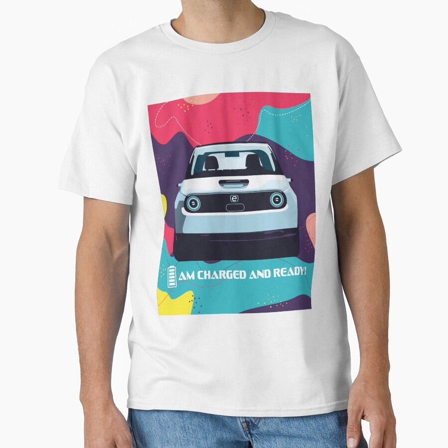 Charged and ready Honda e by bubbab00st Unisex T-shirt, Sweatshirt, Hoodie, Long Sleeve Tee - T-Shirt, Sweatshirt, Hoodie