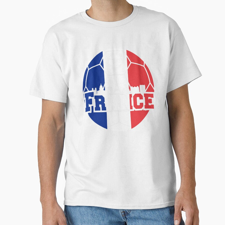 France Football Fan Paris Skyline Soccer Graphic by Imaginationbeyond Unisex T-shirt, Sweatshirt, Hoodie, Long Sleeve Tee - T-Shirt, Sweatshirt, Hoodie